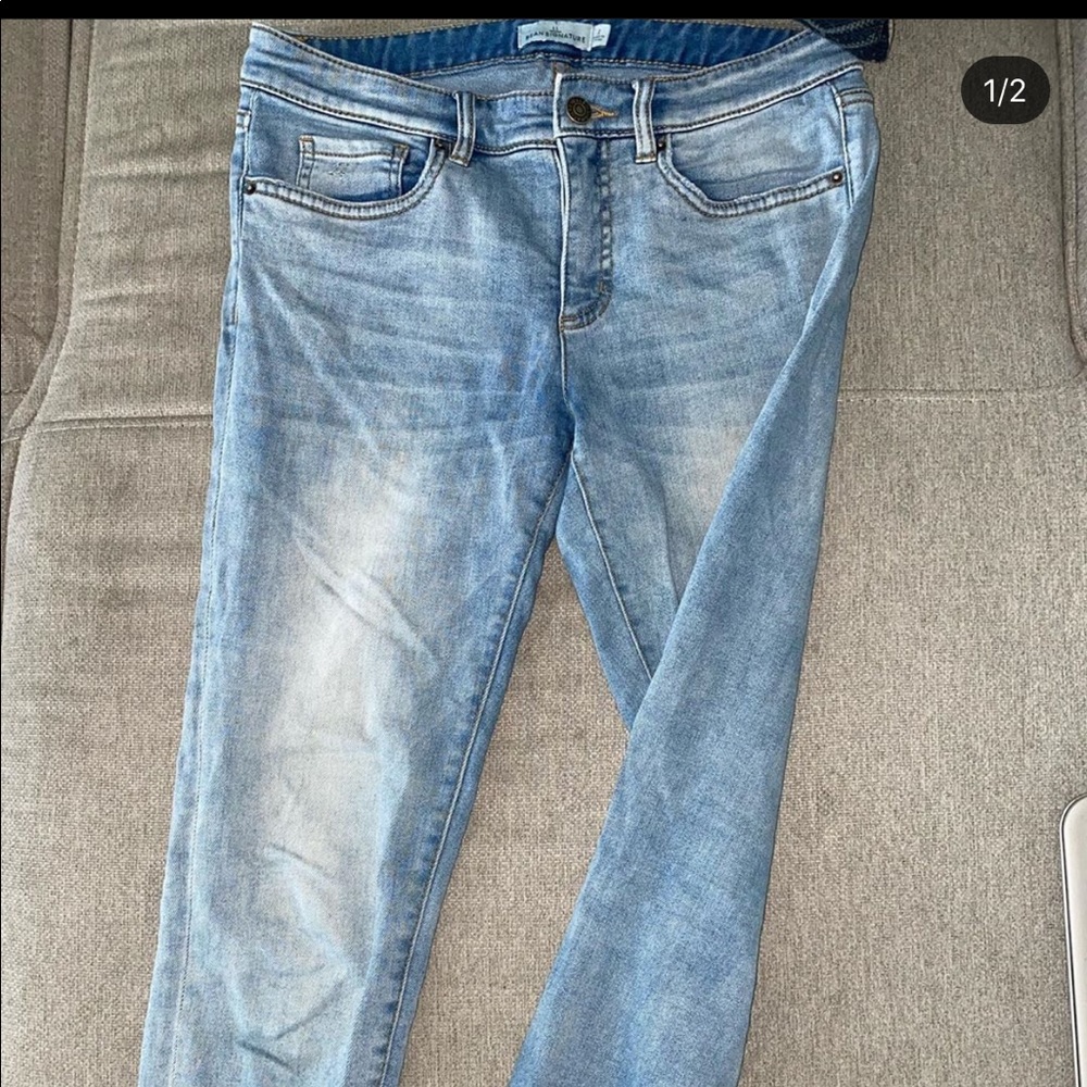 LL Bean Light Wash Skinny Jeans